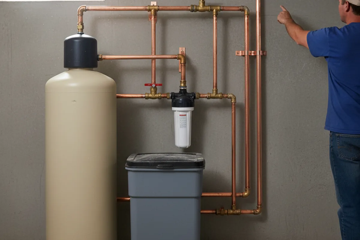 Whole-house water treatment system installed in Flanders